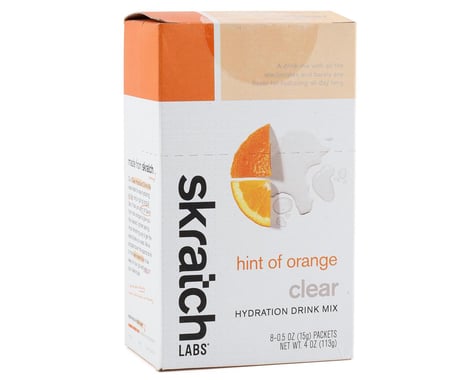Skratch Labs Clear Hydration Drink Mix (Hint of Orange) (8 | 0.5oz Packets)